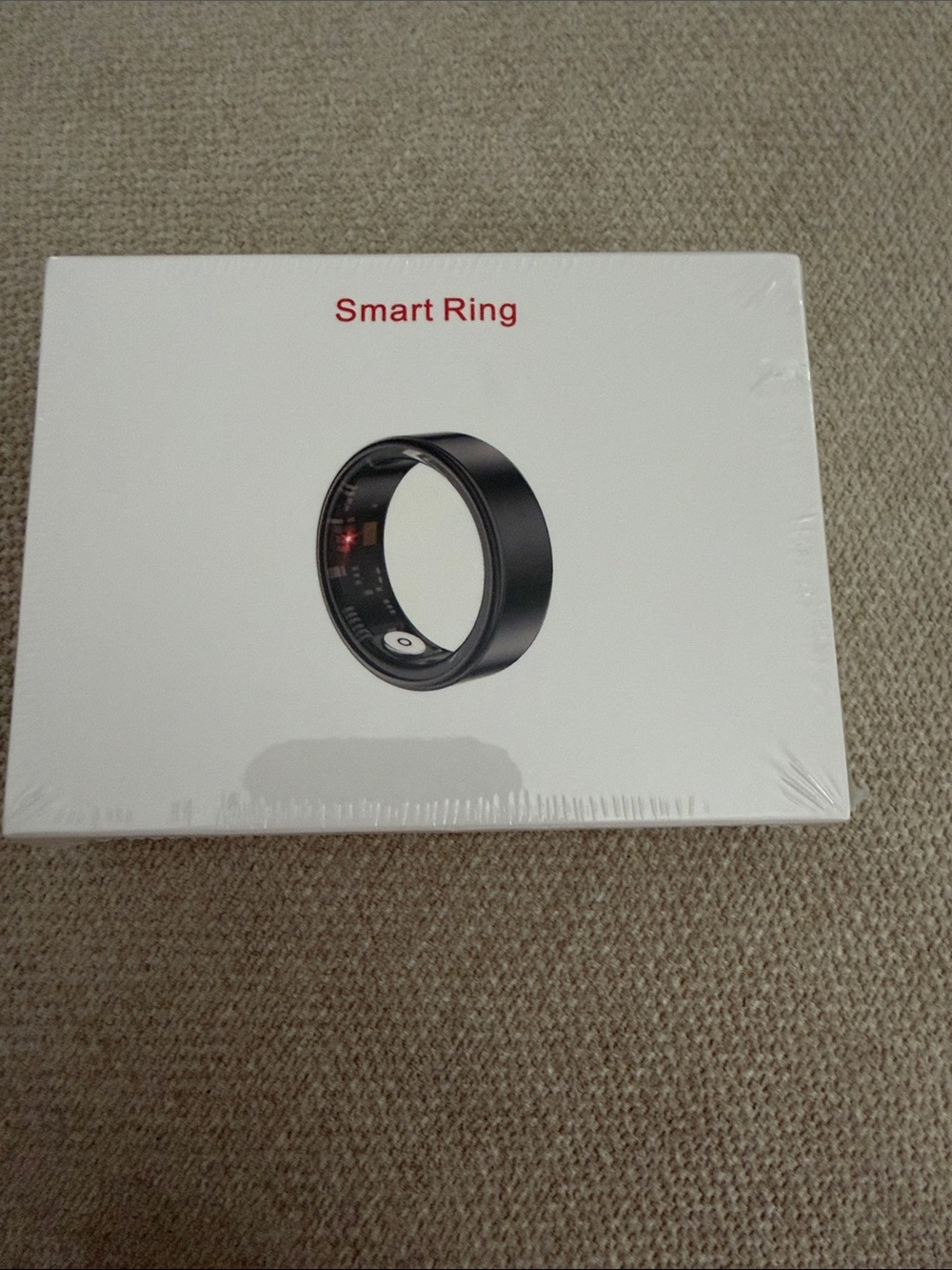 JRing Black Smart Ring Wearable Tracker